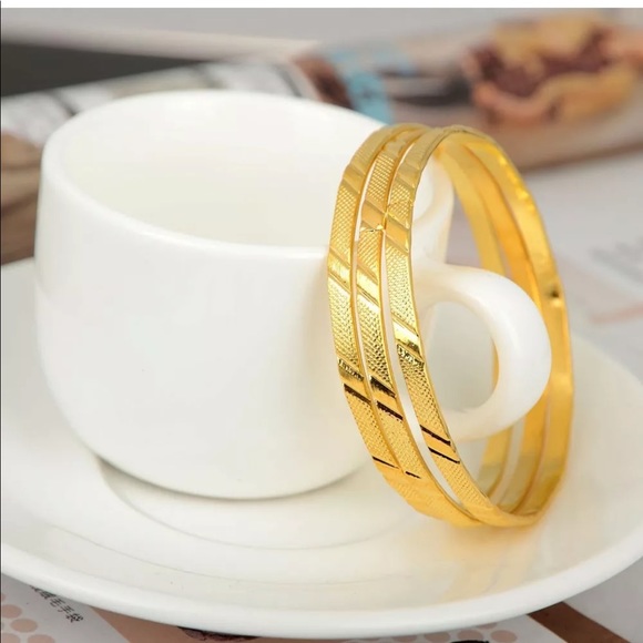 Other - NEW {3pc-} children’s gold bangle bracelets